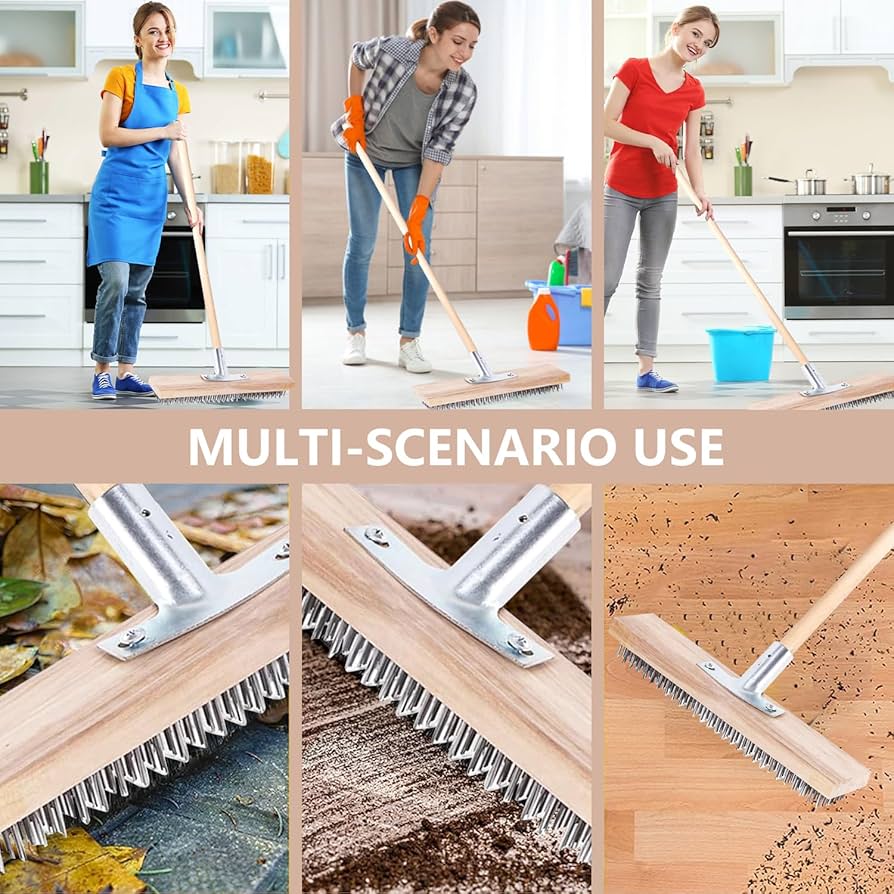 An application scenario or product detail of broom with metal bristles - Image 7