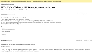 ThruNite - C2 Mini Power Bank Case