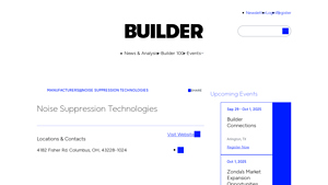 Noise Suppression Technologies - Locations & Contacts