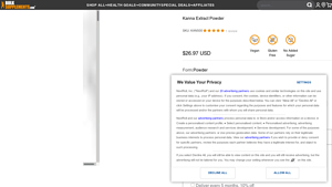 Bulk Supplements - Kanna Extract Powder