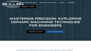 Bullen Ultrasonics - Advanced Ceramic Machining Services
