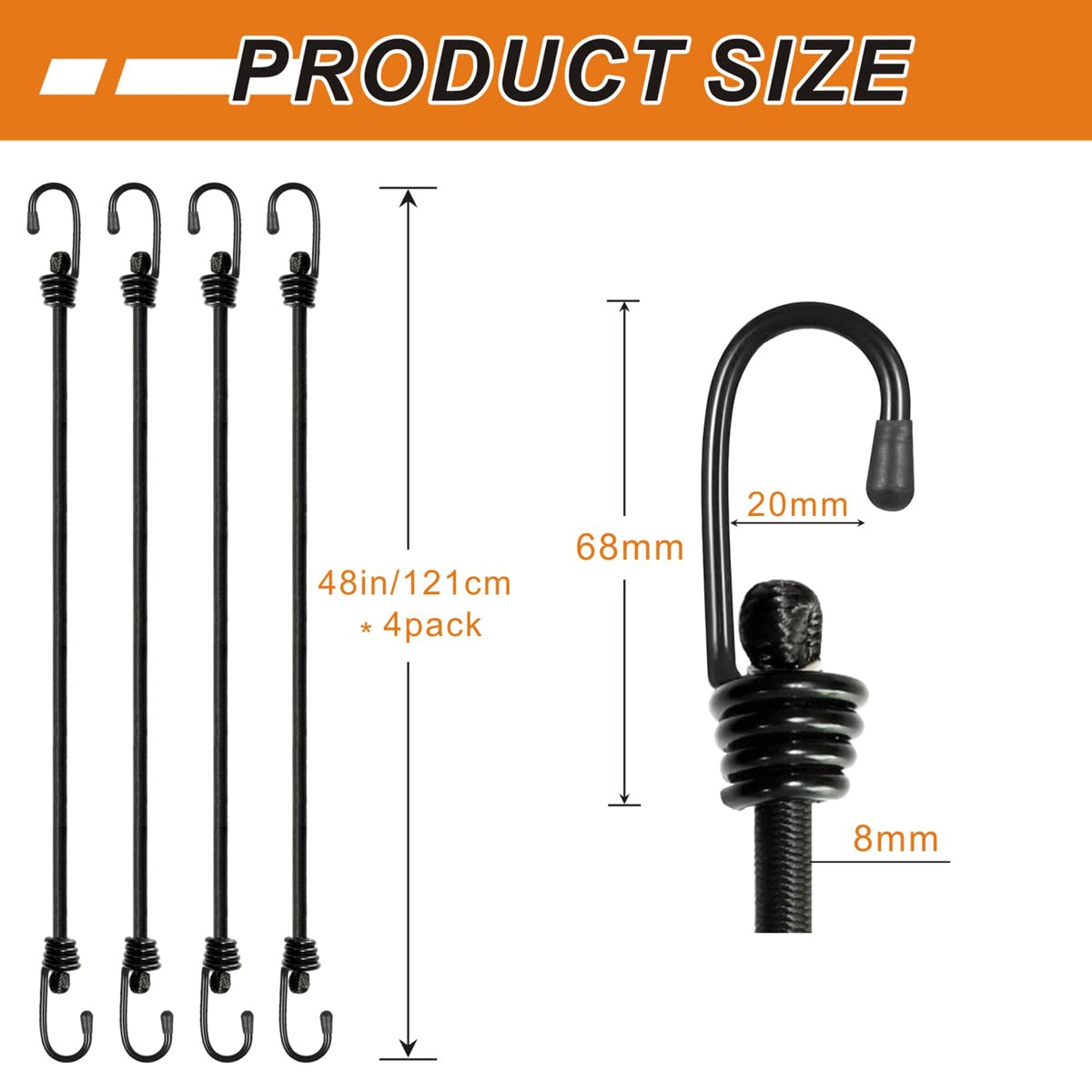 An application scenario or product detail of bungee cords for tents - Image 9