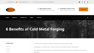 Bunty LLC - Cold Forging Solutions