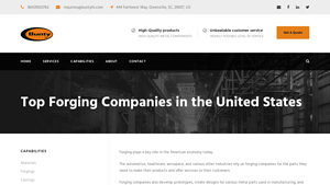 Bunty LLC - Custom Metal Forging Services