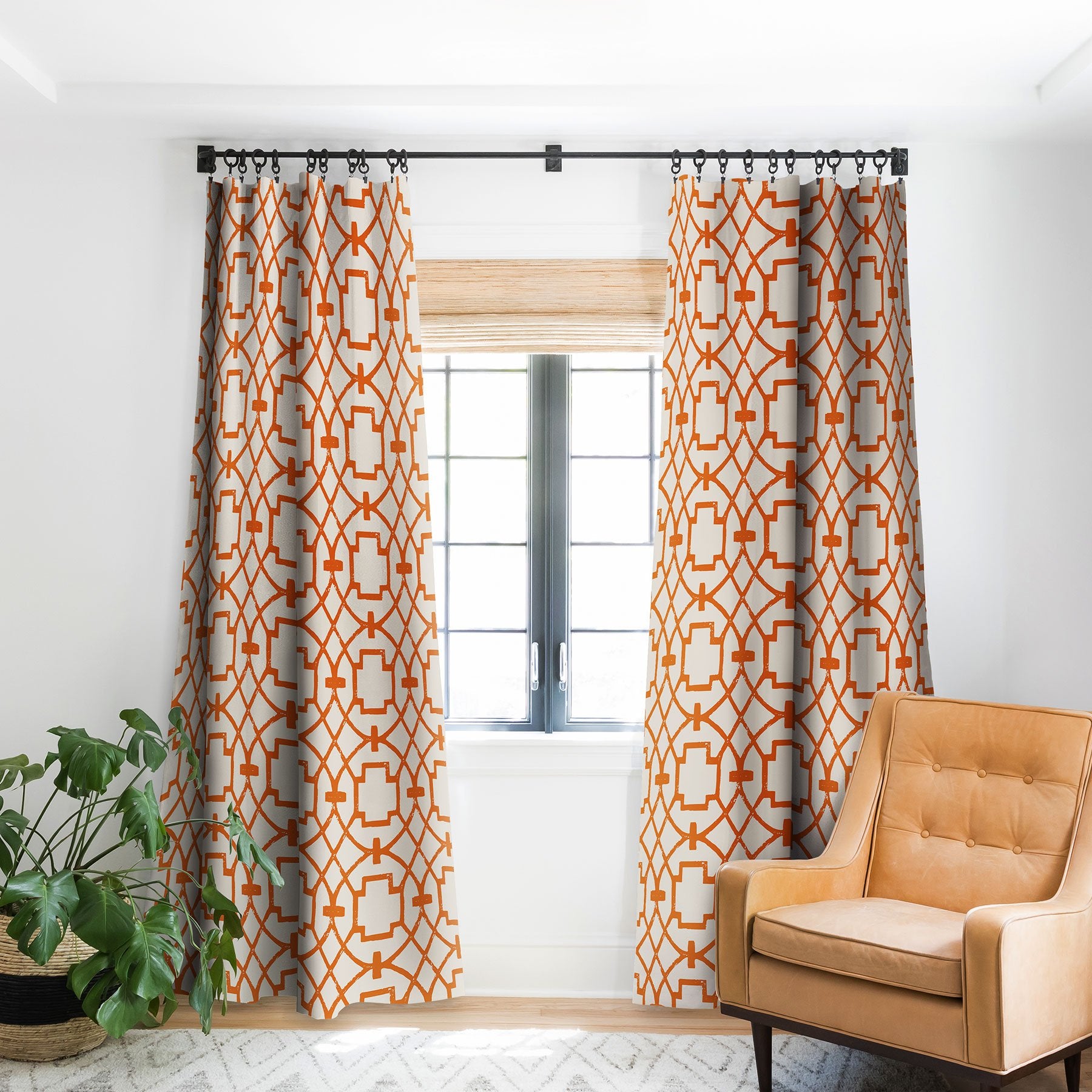 An application scenario or product detail of burnt orange drapes - Image 24