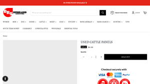 Bushland Ranch - Used Cattle Panels
