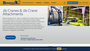 Bushman Equipment - Jib Cranes and Attachments