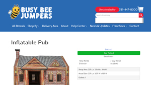 Busy Bee Jumpers - Inflatable Pub