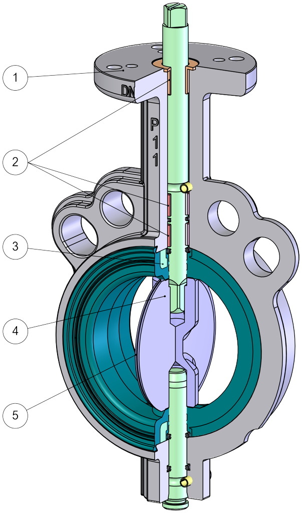An application scenario or product detail of butterfly valve components - Image 17
