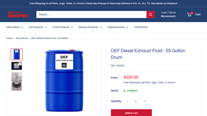 Sinopec - DEF Diesel Exhaust Fluid
