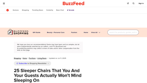 BuzzFeed - Versatile Sleeper Chairs