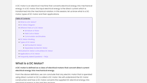 Byju's - DC Motor Essentials