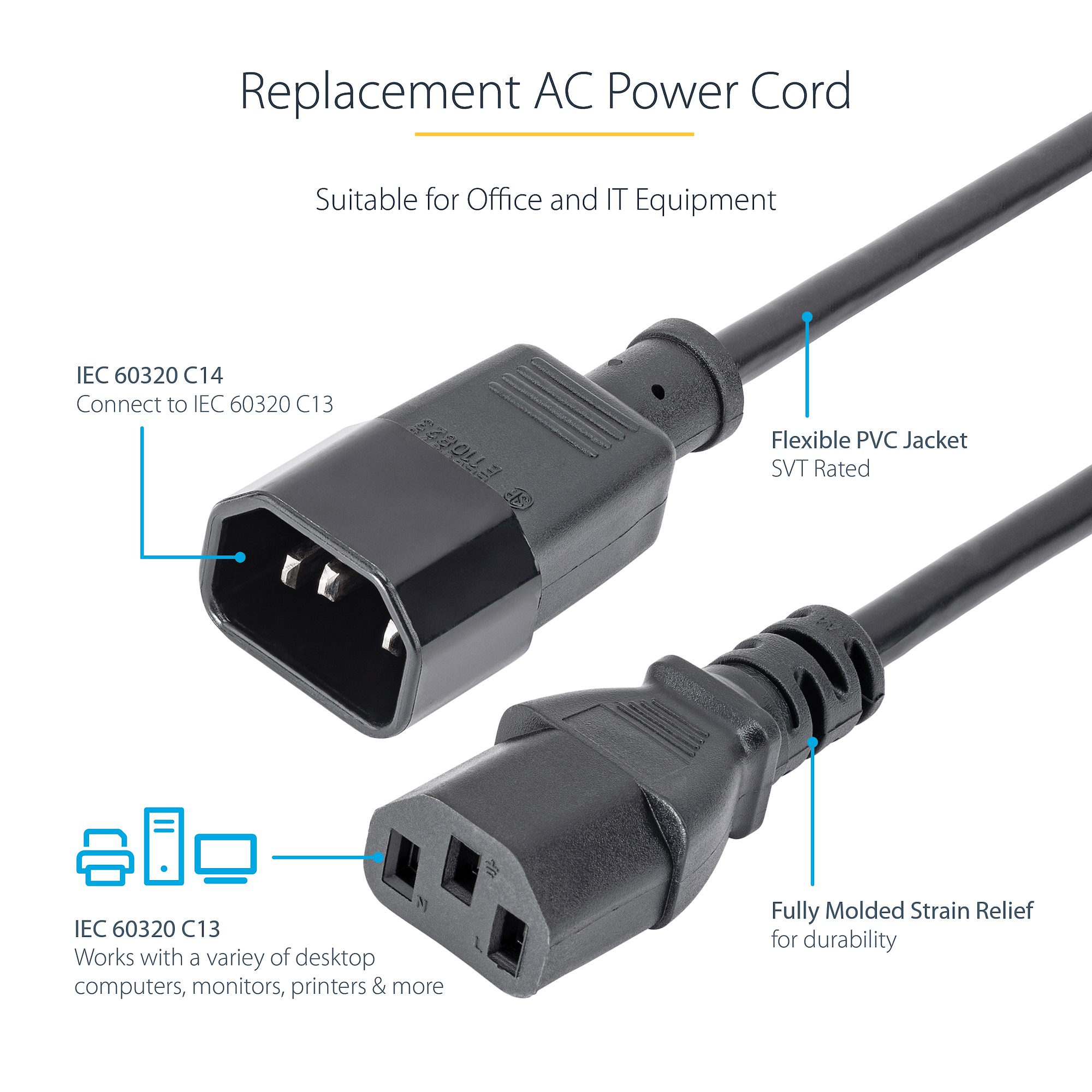 An application scenario or product detail of c13 to c13 power cable - Image 10