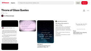 Pinterest - Throne of Glass Quotes
