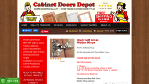 Blum - Soft Close Hidden Hinge
