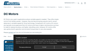 Caldwell Motors - DC Motors