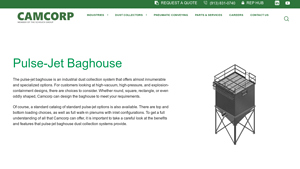 CamCorp Inc - Pulse Jet Baghouse