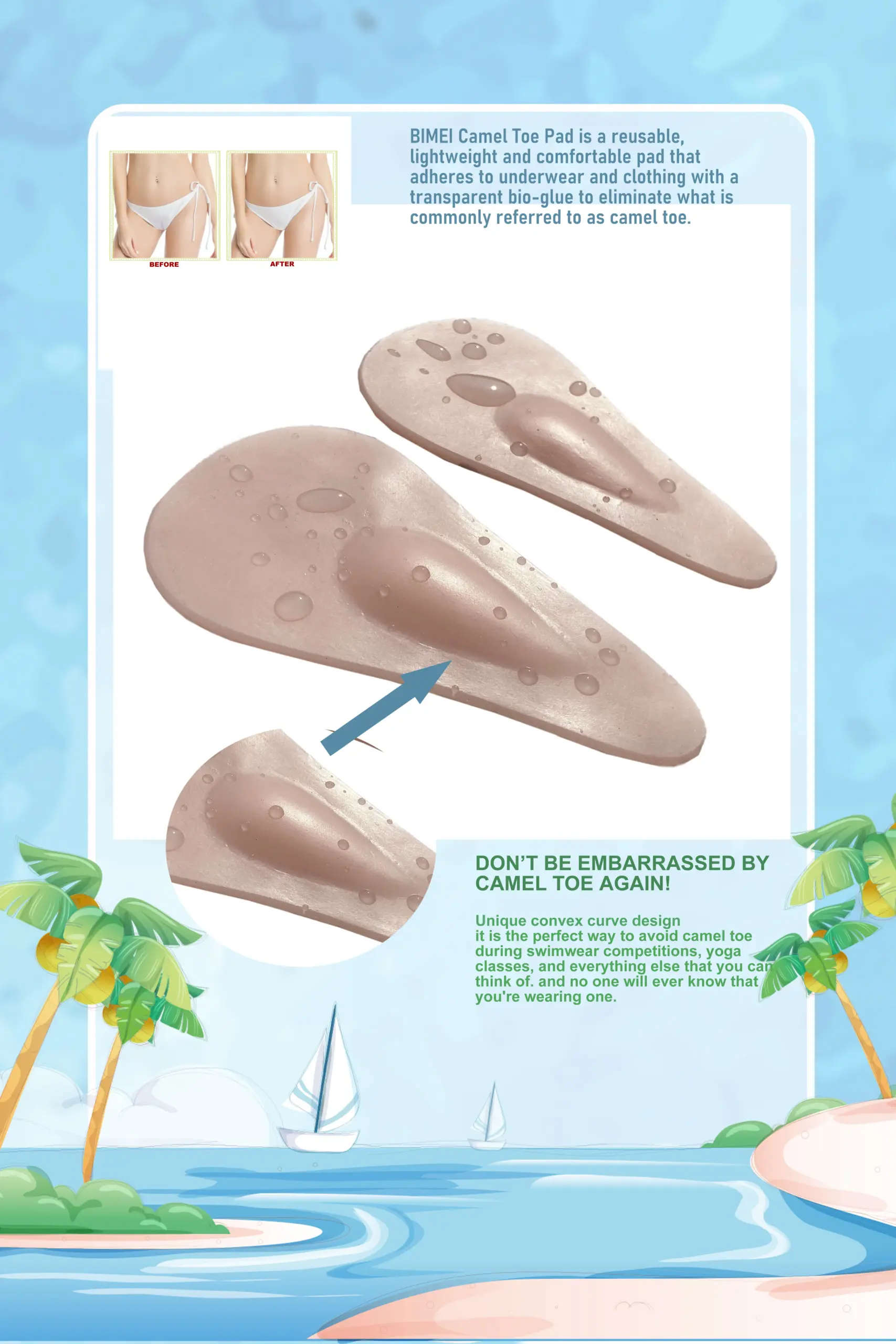 An application scenario or product detail of camel toe pad - Image 7