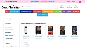 CandyMachines - Vending Machines & AI Coolers