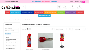CandyMachines - Sticker & Tattoo Machines