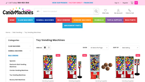 CandyMachines - 2 Inch Toy Vending Machines