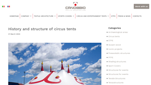 Canobbio Textile - Circus and Entertainment Tents