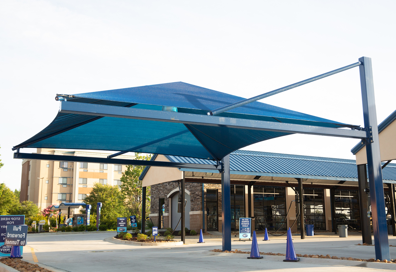 An application scenario or product detail of cantilever canopy - Image 14