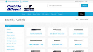Carbide Depot - End Mills and Tooling Solutions