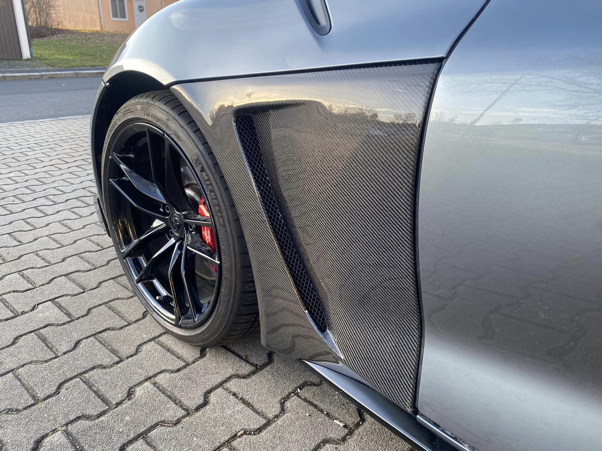 An application scenario or product detail of carbon fiber side fenders mk5 supra - Image 9