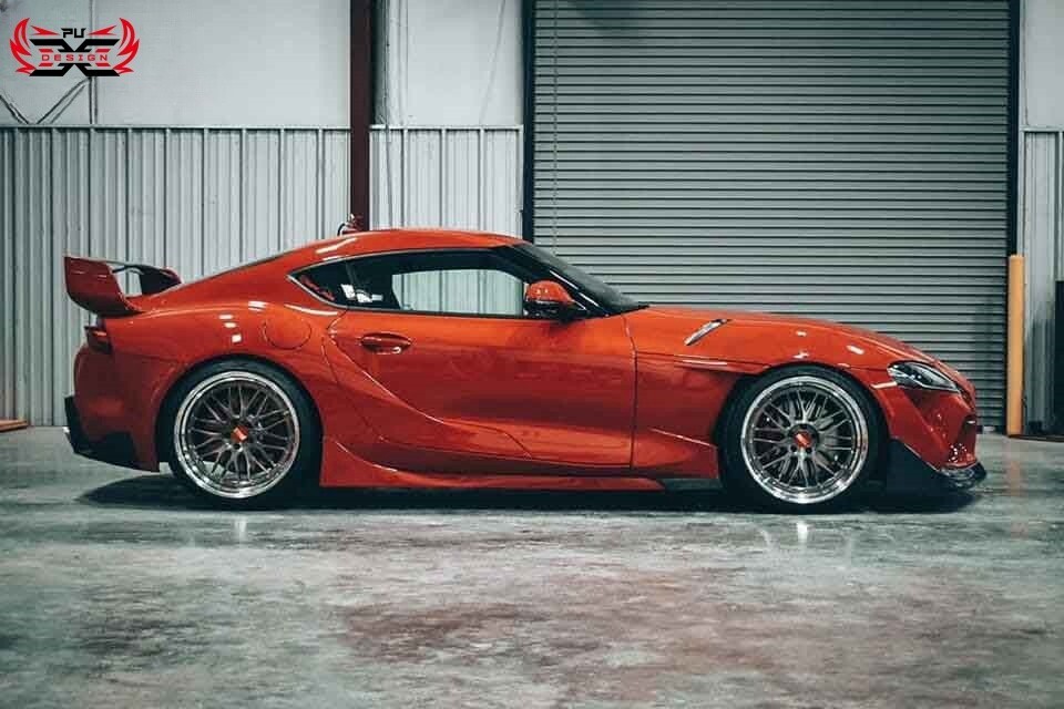 An application scenario or product detail of carbon fiber side fenders mk5 supra - Image 11