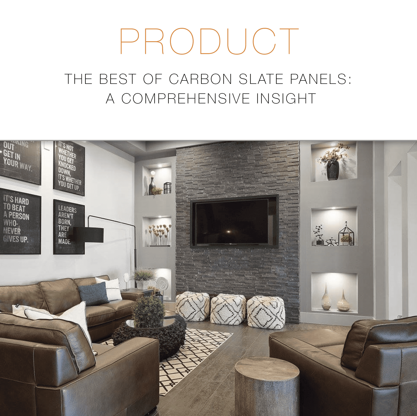An application scenario or product detail of carbon slate panels - Image 1