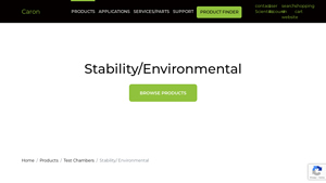 Caron Scientific - Environmental Stability Chambers