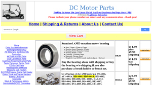 Cart Parts R Us - AMD Traction Motor Bearing
