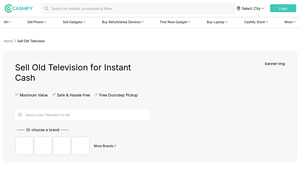 Cashify - Sell Old Television
