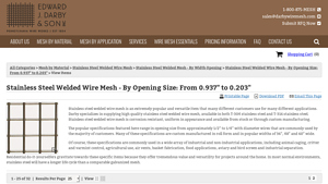 Darby Wire Mesh - Stainless Steel Welded Wire Mesh