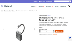 JOT - Shaft Grounding Silver Brush