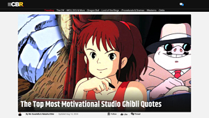 CBR - Motivational Studio Ghibli Quotes