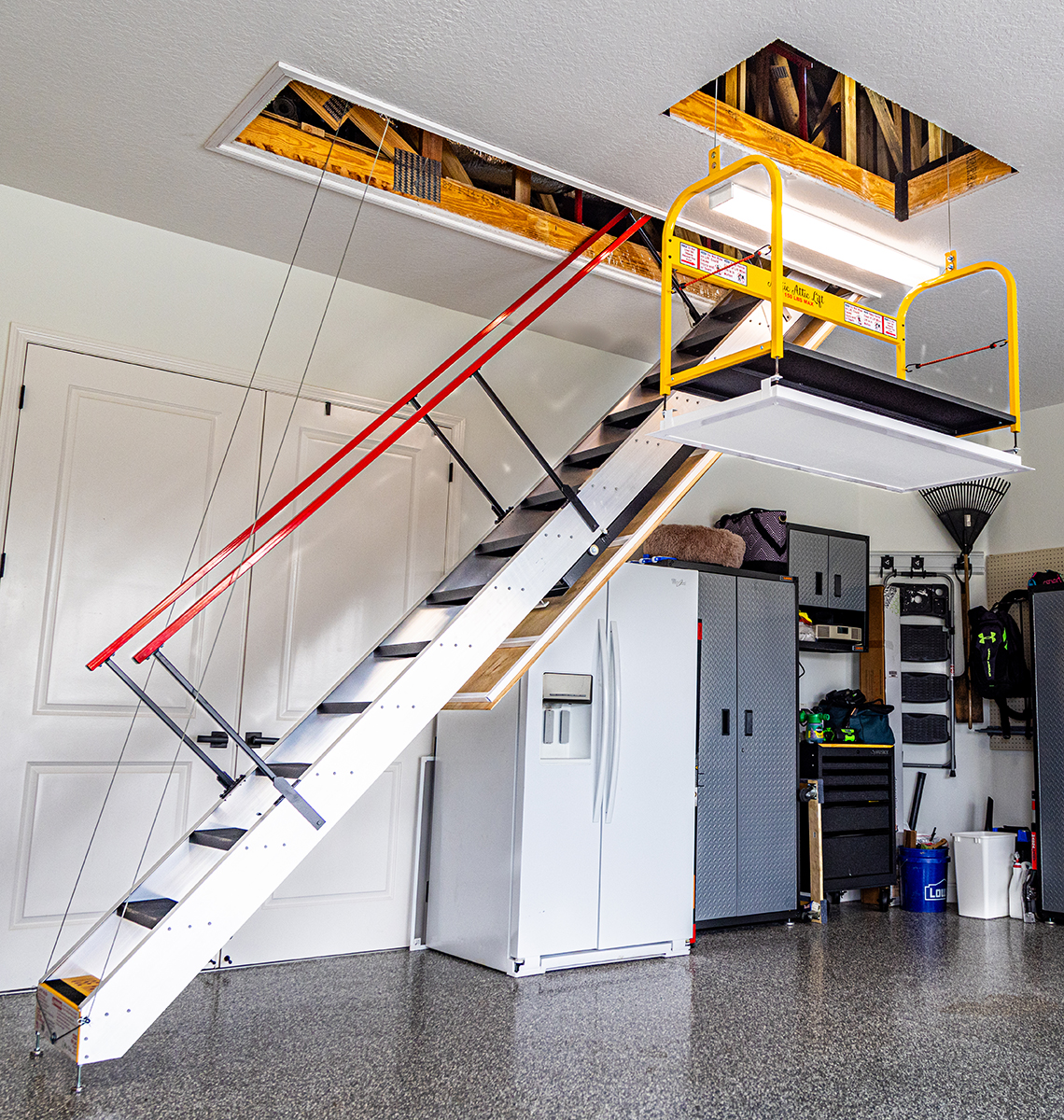 An application scenario or product detail of ceiling retracting steps - Image 16