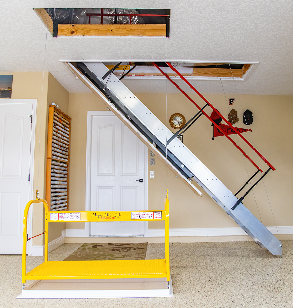 An application scenario or product detail of ceiling retracting steps - Image 21