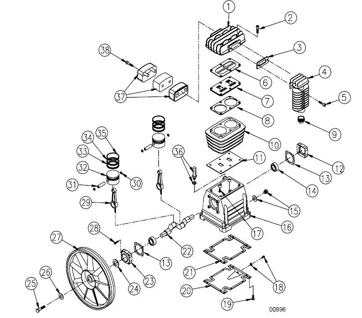 An application scenario or product detail of central pneumatic air compressor parts - Image 14