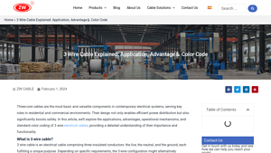 Central Wires - 3 Wire Cable