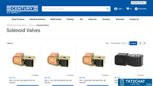 Century AC - Solenoid Coils for NC Valves