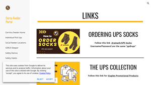 Cercafeeder - Aramark/UPS Socks