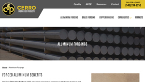 Cerro Fabricated Products - Premium Forged Aluminum Components
