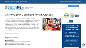 CertifyMe - OSHA Forklift Certification Classes