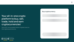 Screenshot of CEX.IO: Bitcoin & Cryptocurrency Exchange - Buy & Sell Crypto