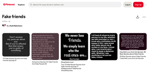 Pinterest - Fake Friends Quotes & Memes