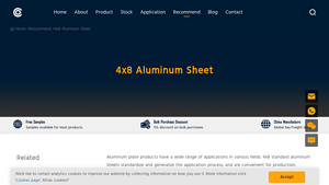 Chalco Aluminum - 4x8 Aluminum Sheet