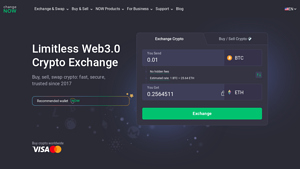 Screenshot of ChangeNOW: Instant Cryptocurrency Exchange | Best Rates ...