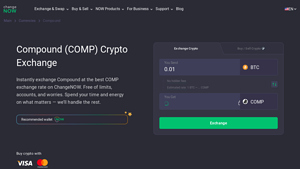 Screenshot of Compound (COMP) Crypto Exchange - ChangeNOW